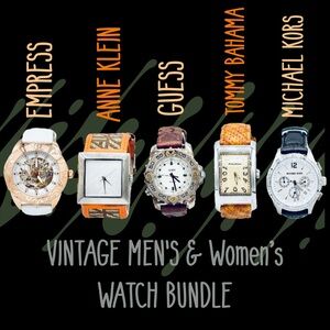 5 Vintage Various Men’s & Women’s Watches